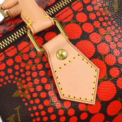 LOUIS VUITTON 2012 Yayoi Kusama SPEEDY 30 PUMPKIN DOT M40693 56876