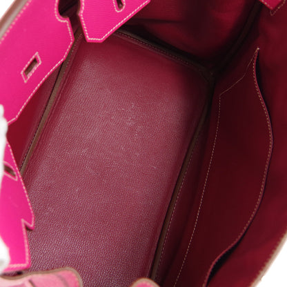 HERMES 2011 BIRKIN 35 Rose Tyrien Epsom