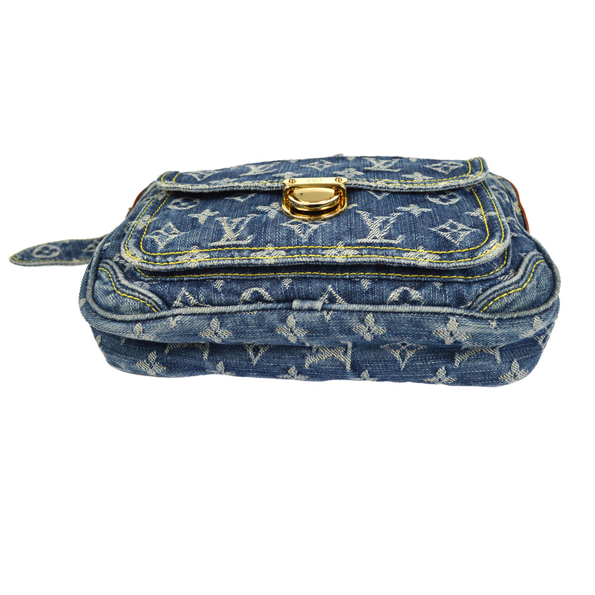 Louis Vuitton ★ 2007 BUM Bag MONOGRAM DENIM M95347 27686