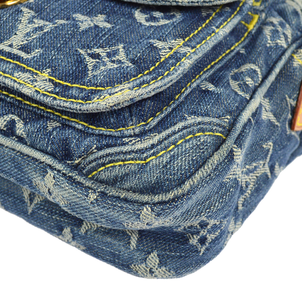 Louis Vuitton ★ 2007 BUM Bag MONOGRAM DENIM M95347 27686