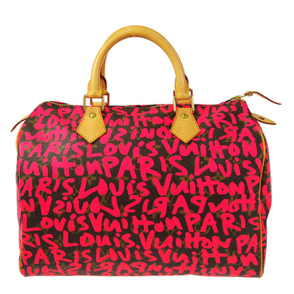 Louis Vuitton ★ 2009 SPEEDY 30 MONOGRAM GRAFFITI M93704 66304