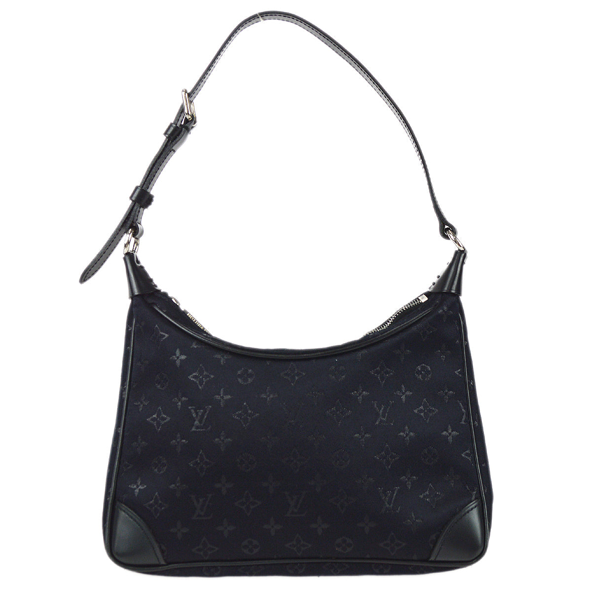 Louis Vuitton  Little Boulogne Mini Handbag Monogram Satin M92142 68345