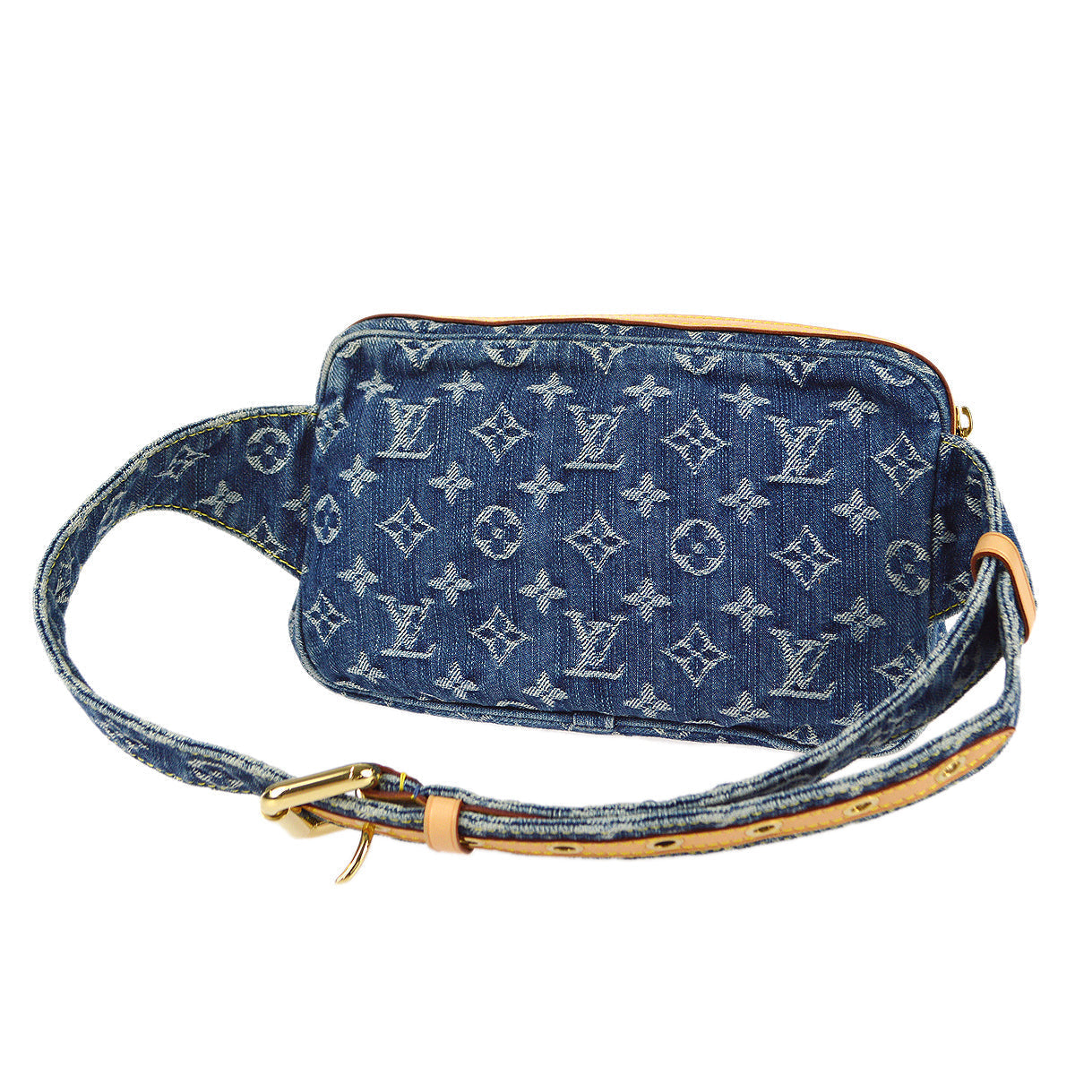 Louis Vuitton  Bum Bag Waist Pouch Indigo Monogram Denim M95347 68407