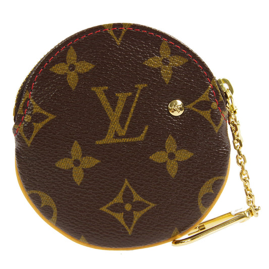 Louis Vuitton  Porte Monnaie Rond Coin Case Wallet M95043 Cherry 78753