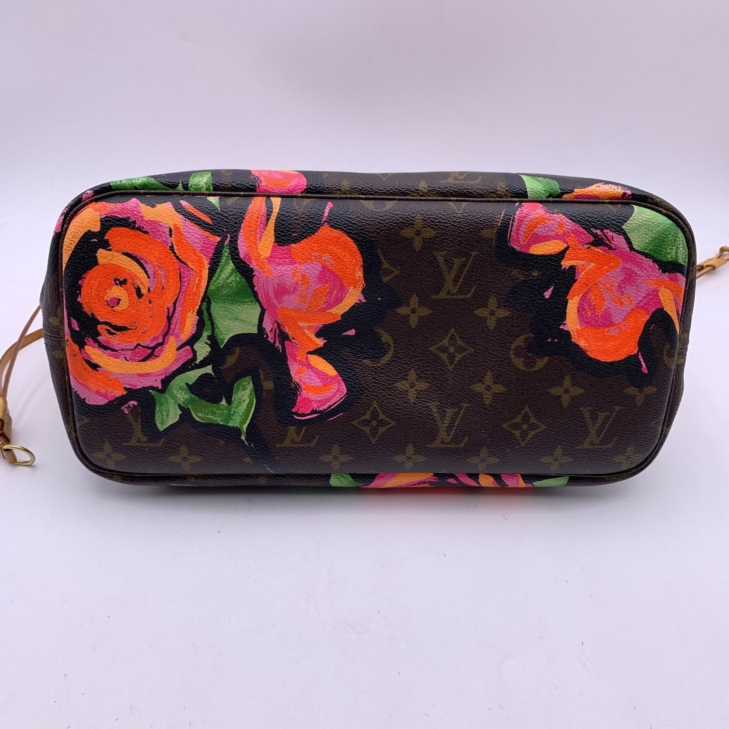 Louis Vuitton  Monogram Canvas Steven Sprouse Roses Neverfull Mm Bag