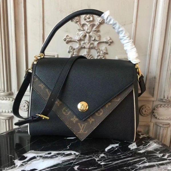 Louis Vuitton Double V Handbag Noir