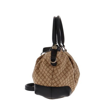 Gucci Diamante Sukey Tote Canvas With Black Leather Trims