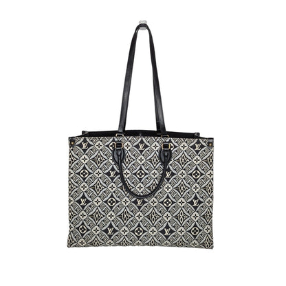 Louis Vuitton Jacquard Since 1854 Onthego GM Grey Tote Bag