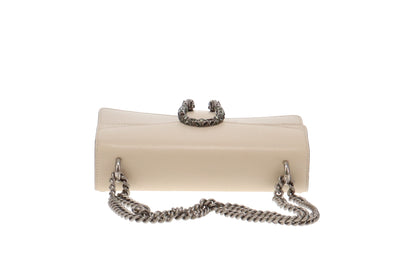 Gucci Cream Leather Small Dionysus Shoulder Bag