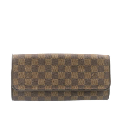 Louis Vuitton  Damier Ebene Pochette Twin GM Shoulder Bag N51851 LV Auth 24679A