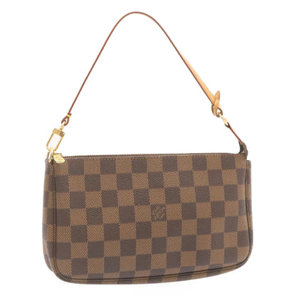 Louis Vuitton  Damier Ebene Pochette 100th Accessoires Pouch N41206 Auth 25208A