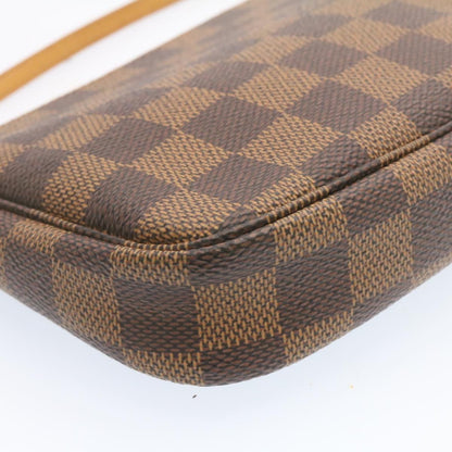 Louis Vuitton  Damier Ebene Pochette 100th Accessoires Pouch N41206 Auth 25208A