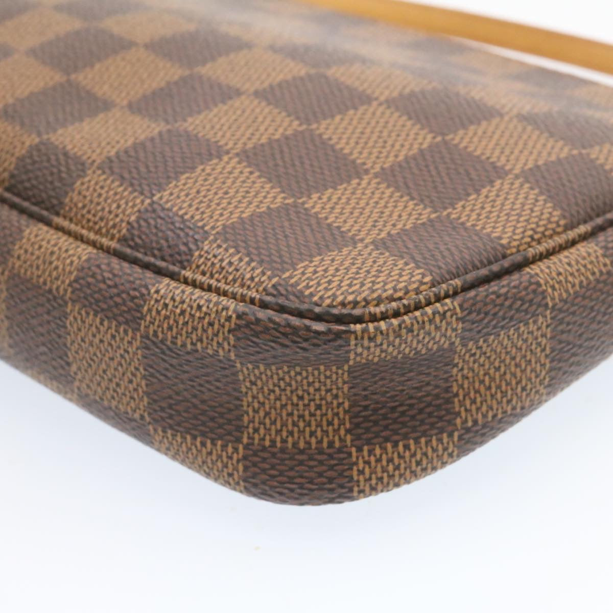 Louis Vuitton  Damier Ebene Pochette 100th Accessoires Pouch N41206 Auth 25208A