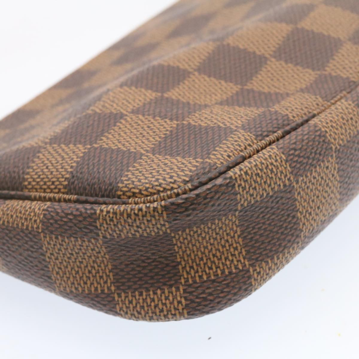 Louis Vuitton  Damier Ebene Pochette 100th Accessoires Pouch N41206 Auth 25208A