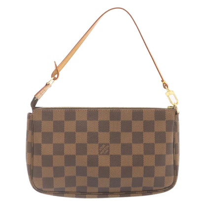 Louis Vuitton  Damier Ebene Pochette 100th Accessoires Pouch N41206 Auth 25208A