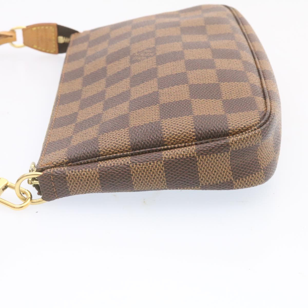 Louis Vuitton  Damier Ebene Pochette 100th Accessoires Pouch N41206 Auth 25208A