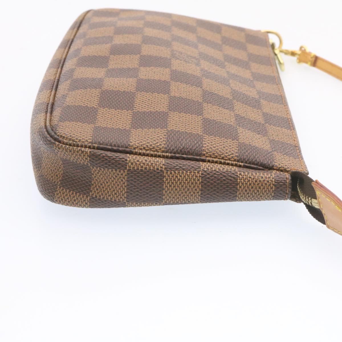 Louis Vuitton  Damier Ebene Pochette 100th Accessoires Pouch N41206 Auth 25208A