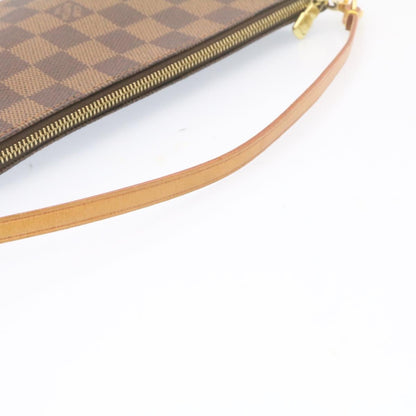 Louis Vuitton  Damier Ebene Pochette 100th Accessoires Pouch N41206 Auth 25208A