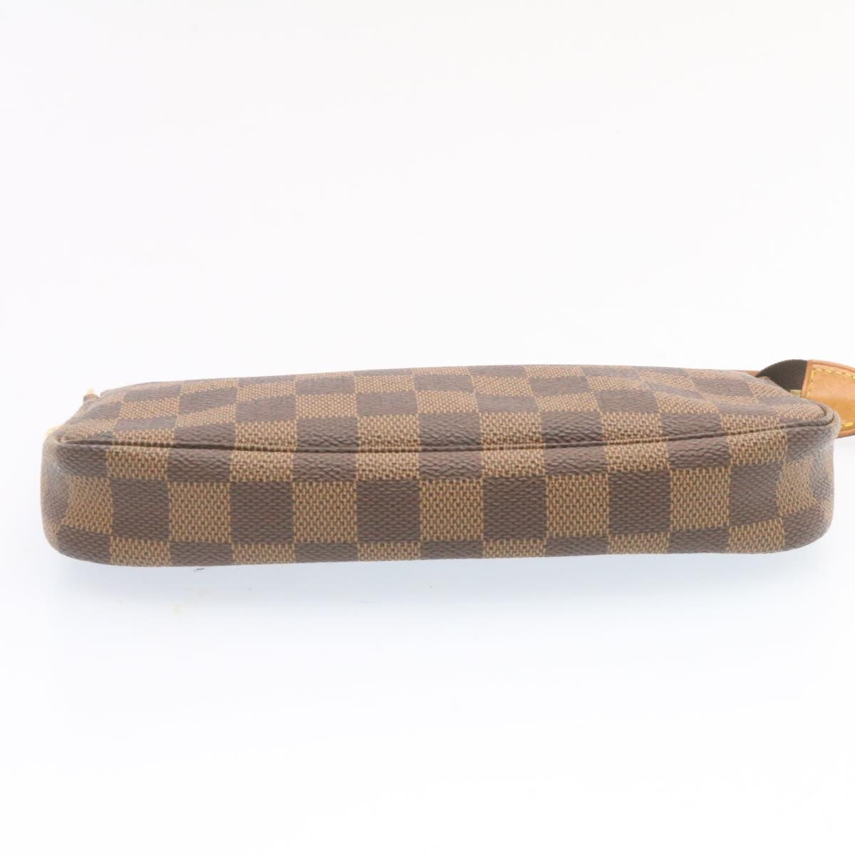 Louis Vuitton  Damier Ebene Pochette 100th Accessoires Pouch N41206 Auth 25208A