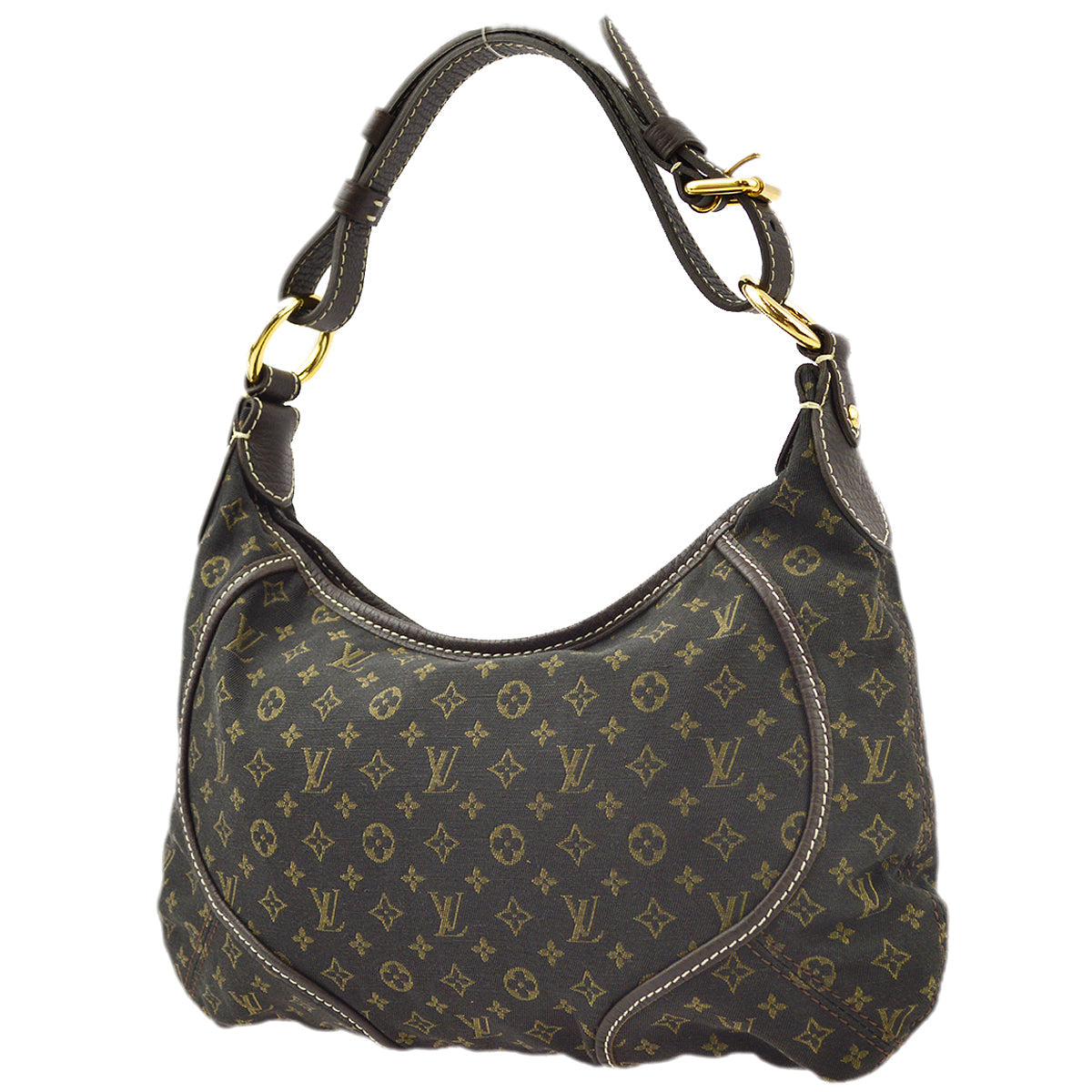 Louis Vuitton 2008 Brown Monogram Mini Lin Manon PM Handbag M95621