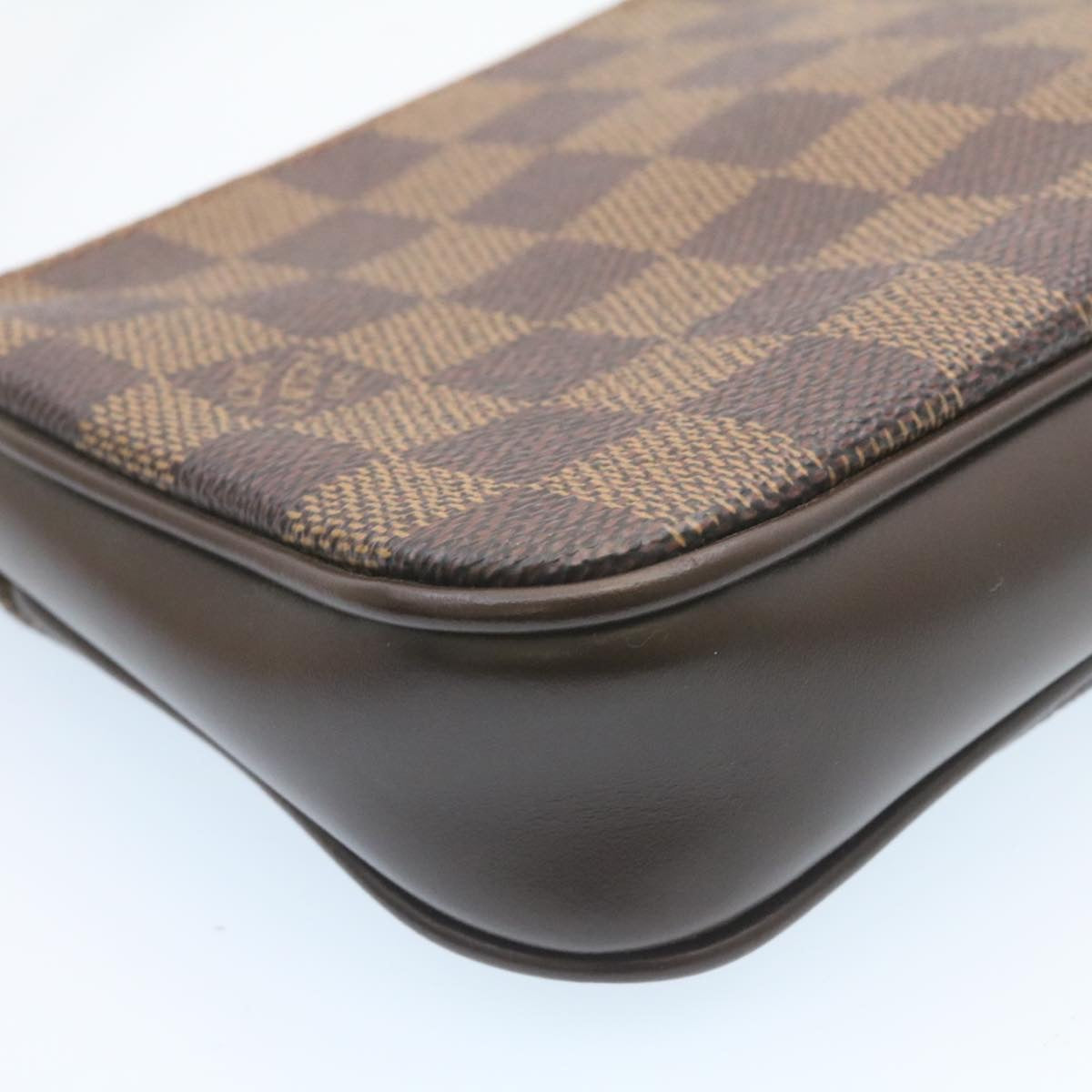 Louis Vuitton  Damier Ebene Navona Accessory Pouch N51983 LV Auth 27452A