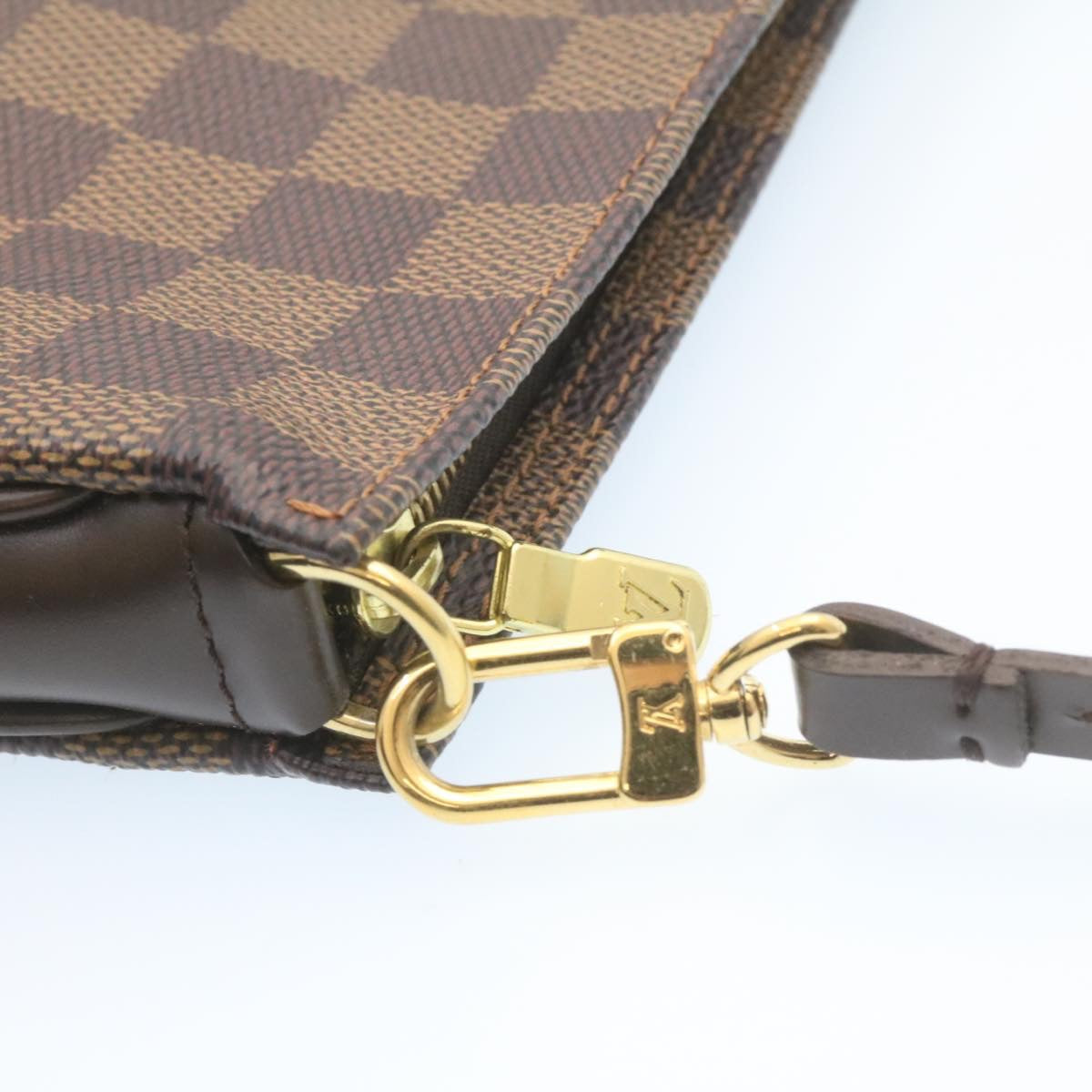 Louis Vuitton  Damier Ebene Navona Accessory Pouch N51983 LV Auth 27452A