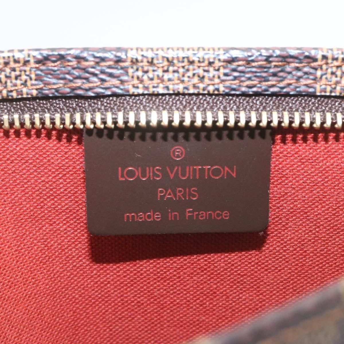 Louis Vuitton  Damier Ebene Navona Accessory Pouch N51983 LV Auth 27452A