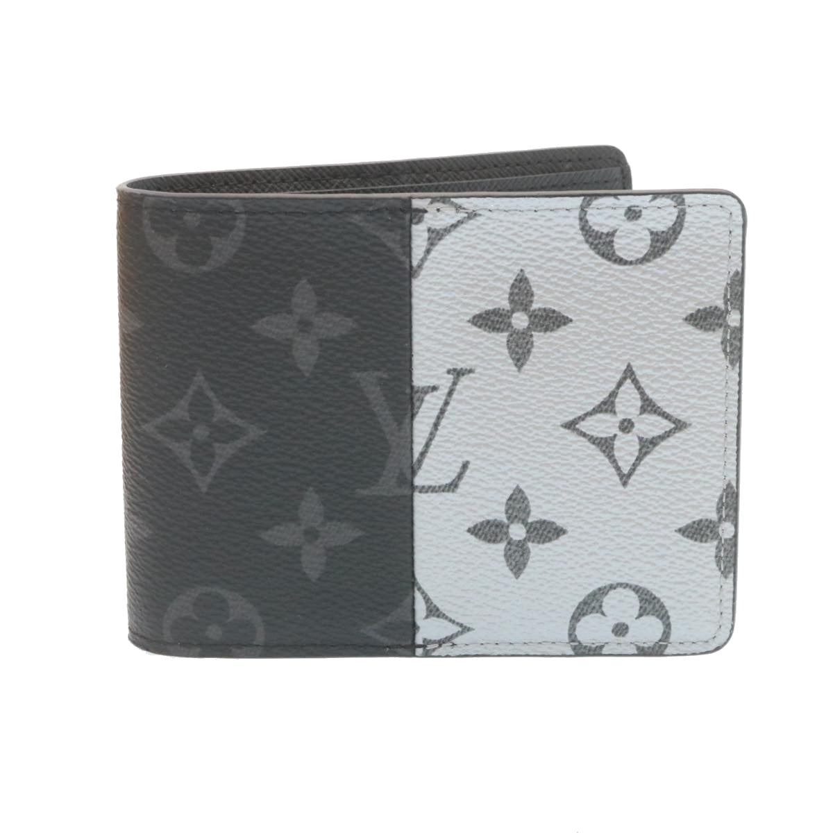 Louis Vuitton  Monogram Eclipse Split Portefeuille Multipull Wallet M63025 27779