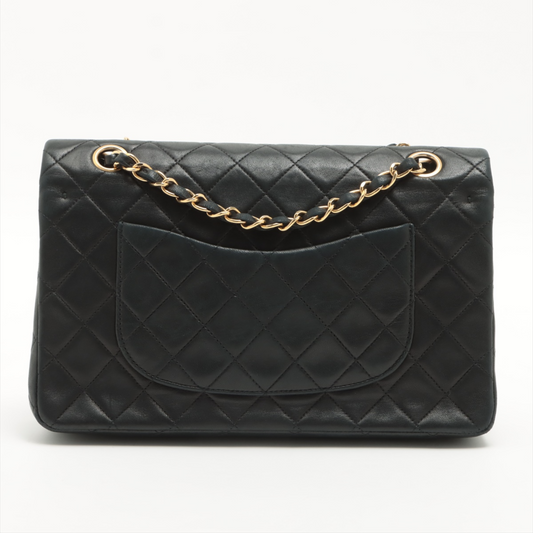 Chanel Black Leather Timeless shoulder Bag