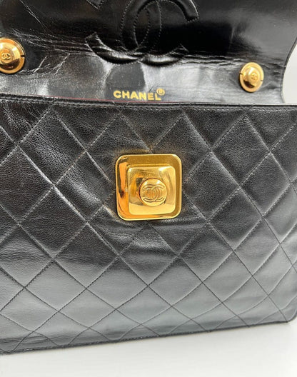 Vintage Chanel Black Shoulder Bag