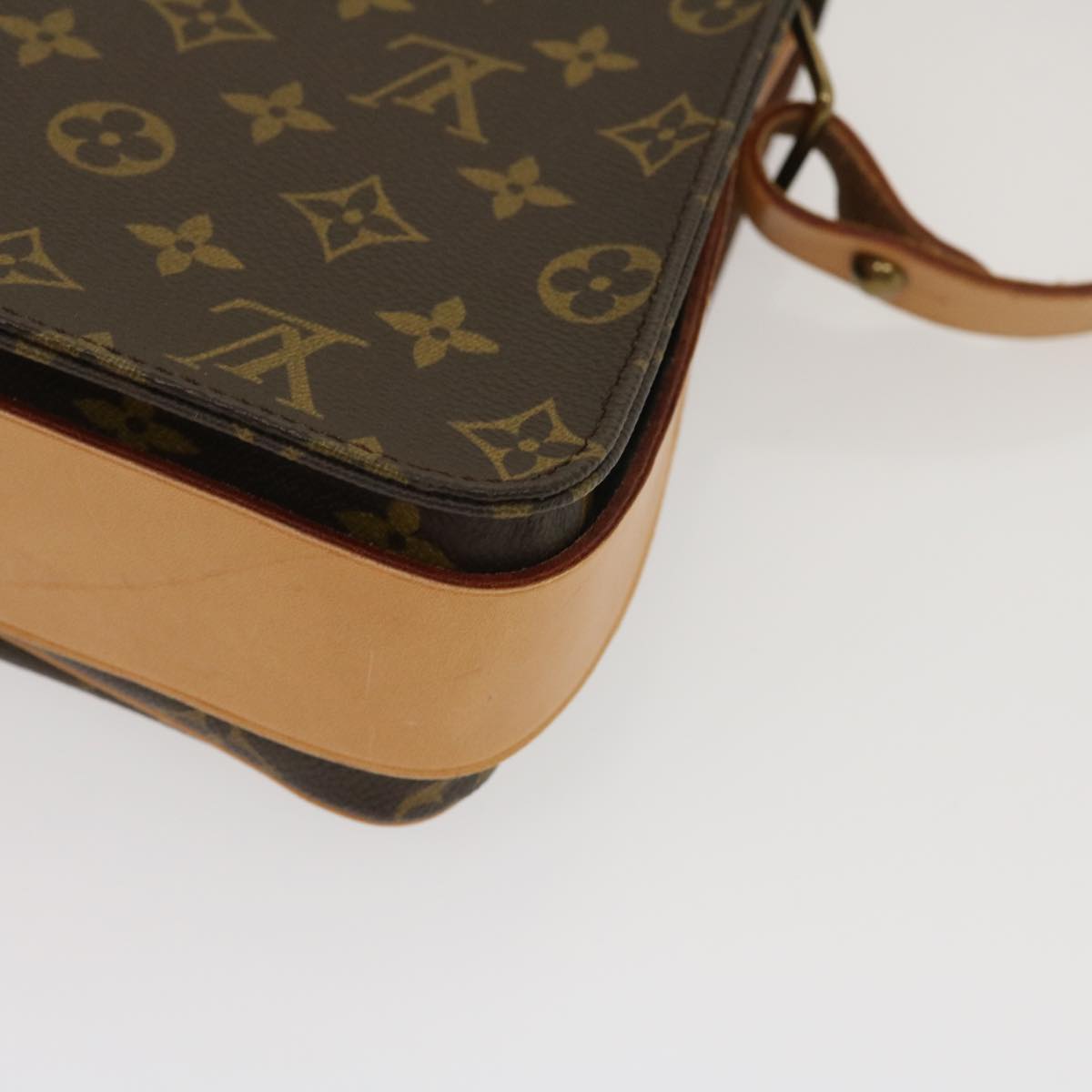 Louis Vuitton  Monogram Cartouchiere GM Shoulder Bag M51252 LV Auth 28615