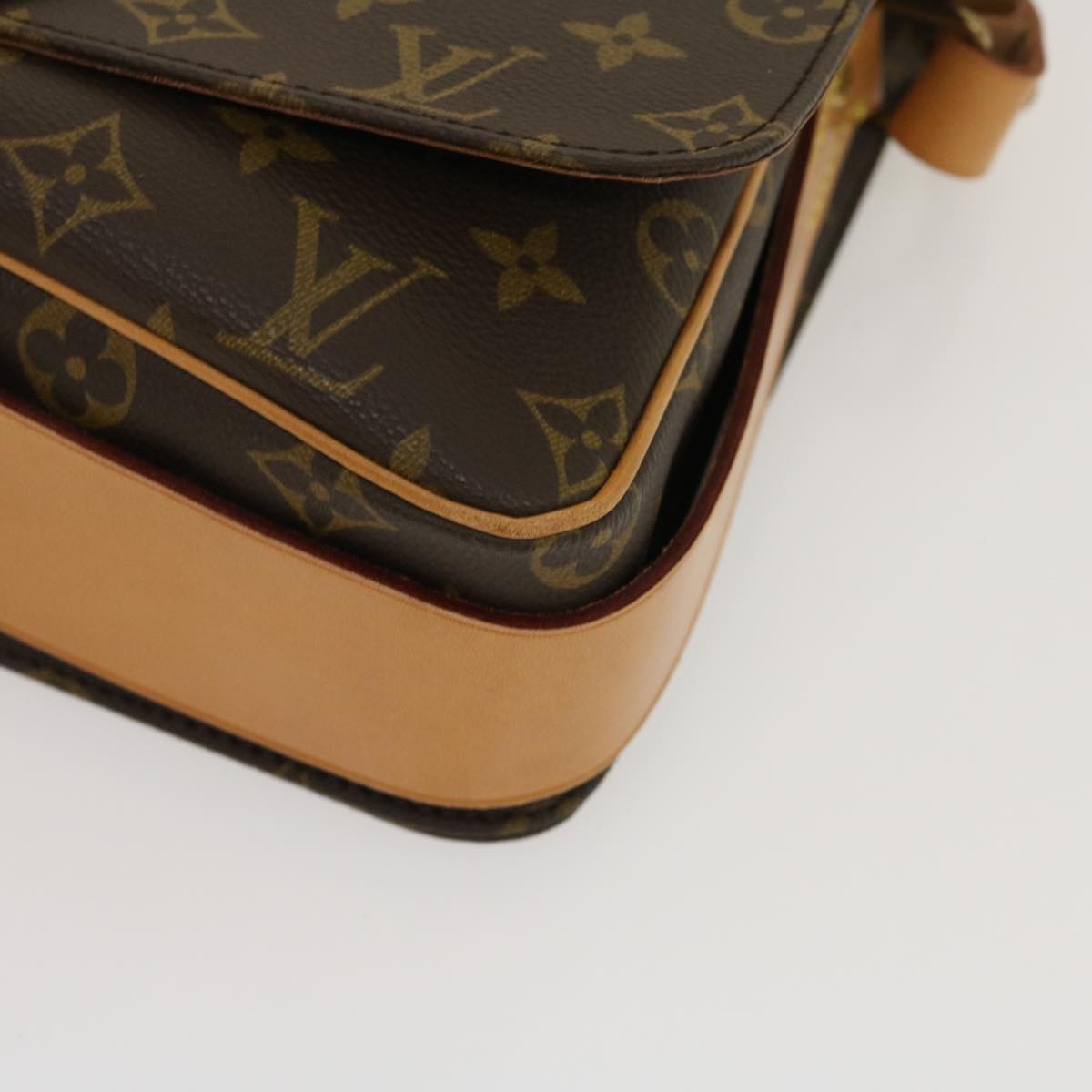 Louis Vuitton  Monogram Cartouchiere GM Shoulder Bag M51252 LV Auth 28615