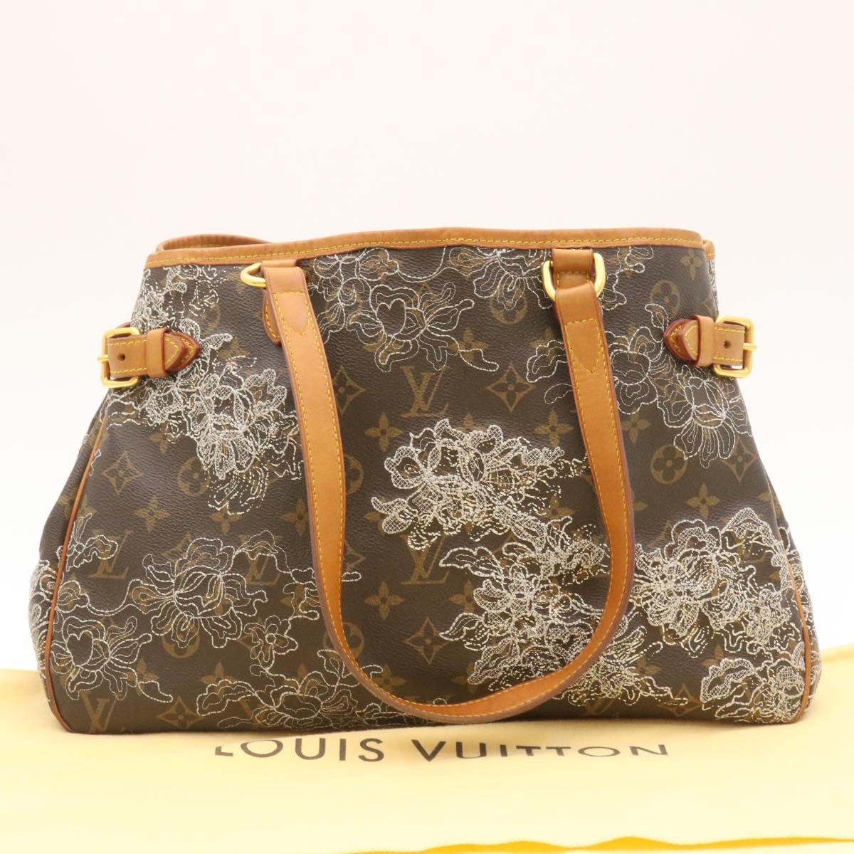 Louis Vuitton  MonogramDentelle Batignolles Horizontal Tote Bag M95400 Auth 28683