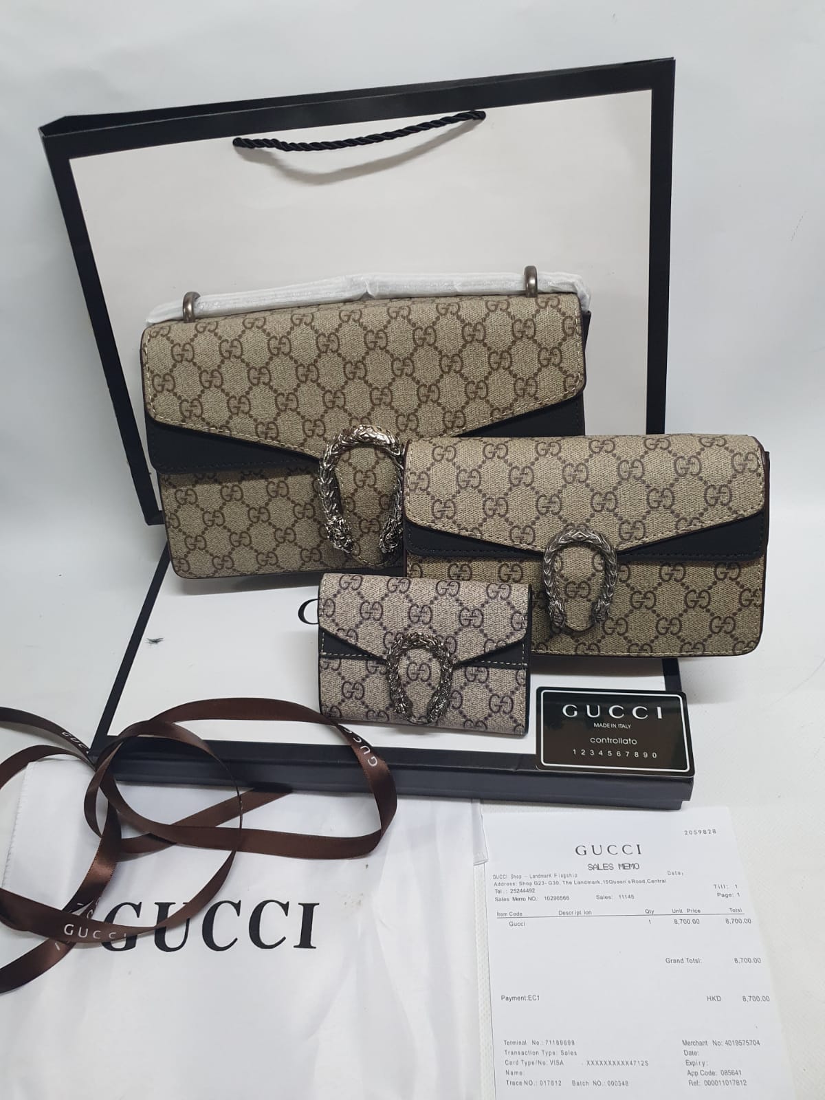 Gucci Dionysus Handbag Set