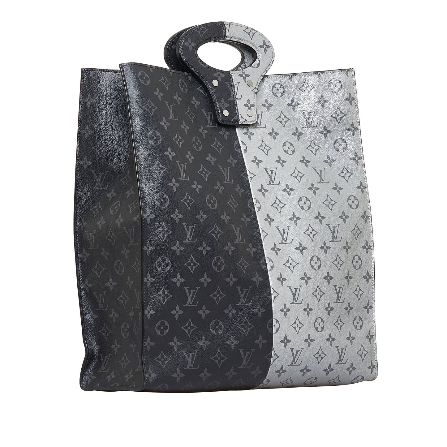 Louis Vuitton  Split Monogram Eclipse North South Tote Tote Bag