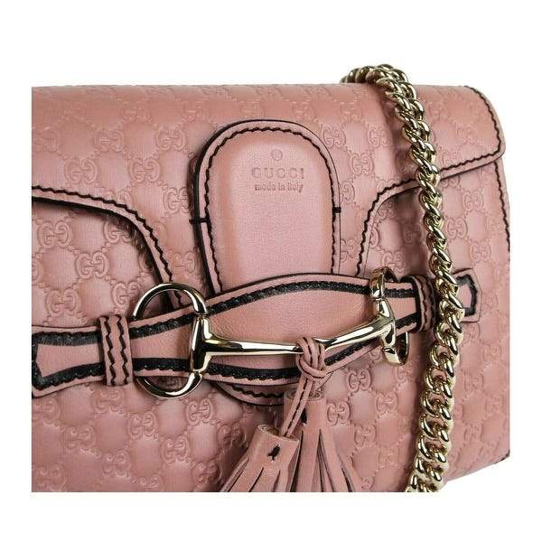 Gucci Emily Mini Micro Guccissima Bag Light Pink