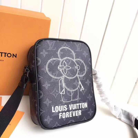 Louis Vuitton Danube PM Monogram Eclipse Canvas Forever