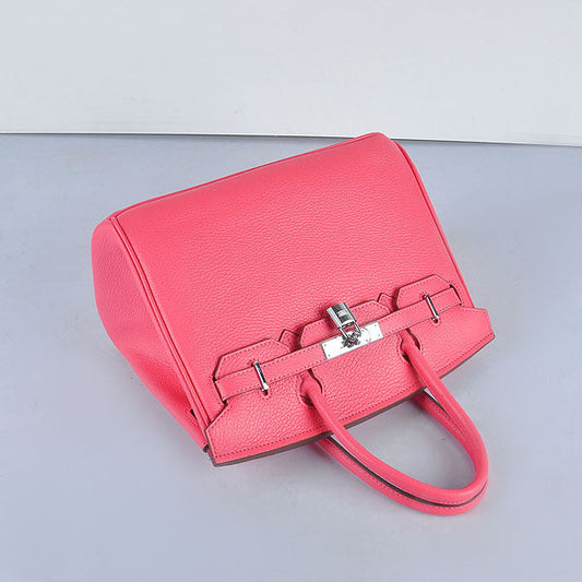 Hermes Birkin 30cm Togo leather Handbags Lip Pink Sliver