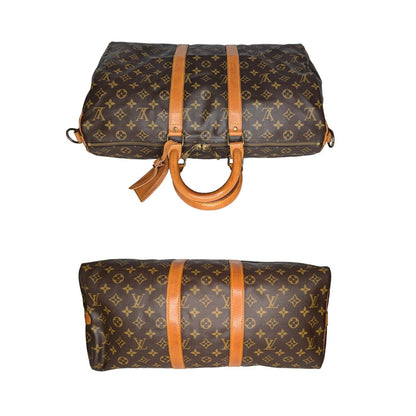 Louis Vuitton Vintage Monogram Canvas Bandouliere Keepall 45