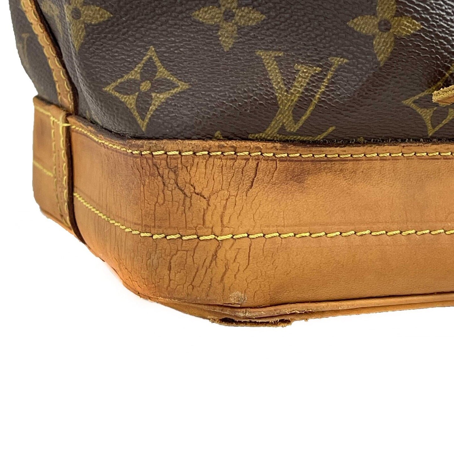 Louis Vuitton  - Monogram Noe - Brown / Tan Canvas Bucket Bag