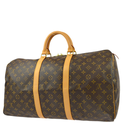 Louis Vuitton 2004 Monogram Keepall 50 Duffle Travel Handbag M41426