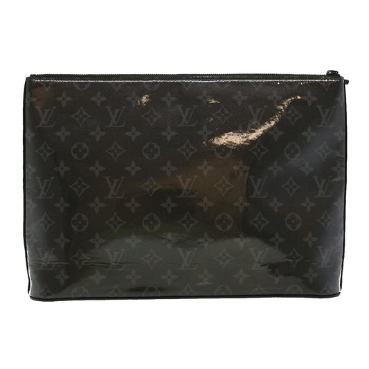 LOUIS VUITTON Eclipse Glaze Pochette Cosmos Clutch Bag M63373 LV Auth 30484A