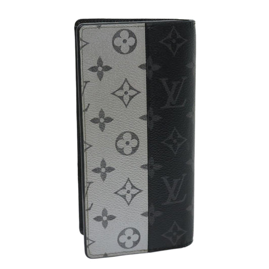 Louis Vuitton  Eclipse Split Portefeuille Braza Long Wallet M63027 LV Auth 30731A