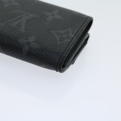 Louis Vuitton  Monogram Eclipse Discovery compact wallet Wallet M67630 Auth 30813