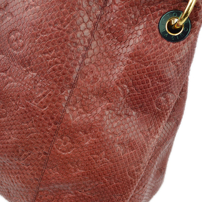 Louis Vuitton * Red Monogram Exotic Artsy MM Handbag Ｍ93451