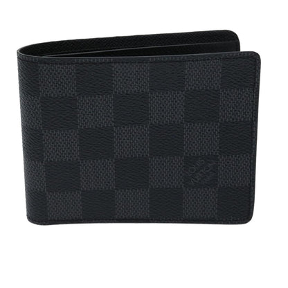 Louis Vuitton  Damier Graphite Portefeuille Slender Wallet N63261 LV Auth 31031A