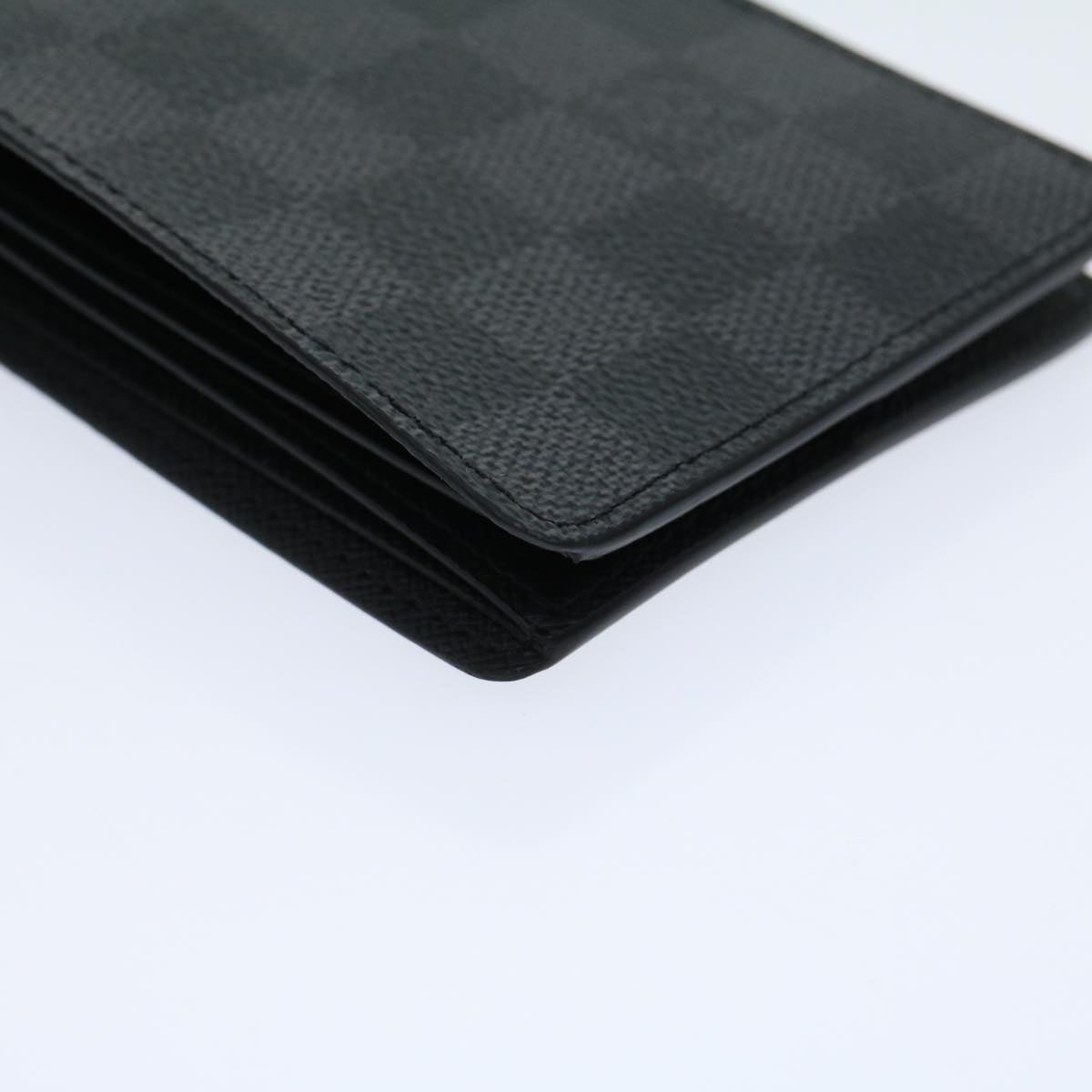 Louis Vuitton  Damier Graphite Portefeuille Slender Wallet N63261 LV Auth 31031A