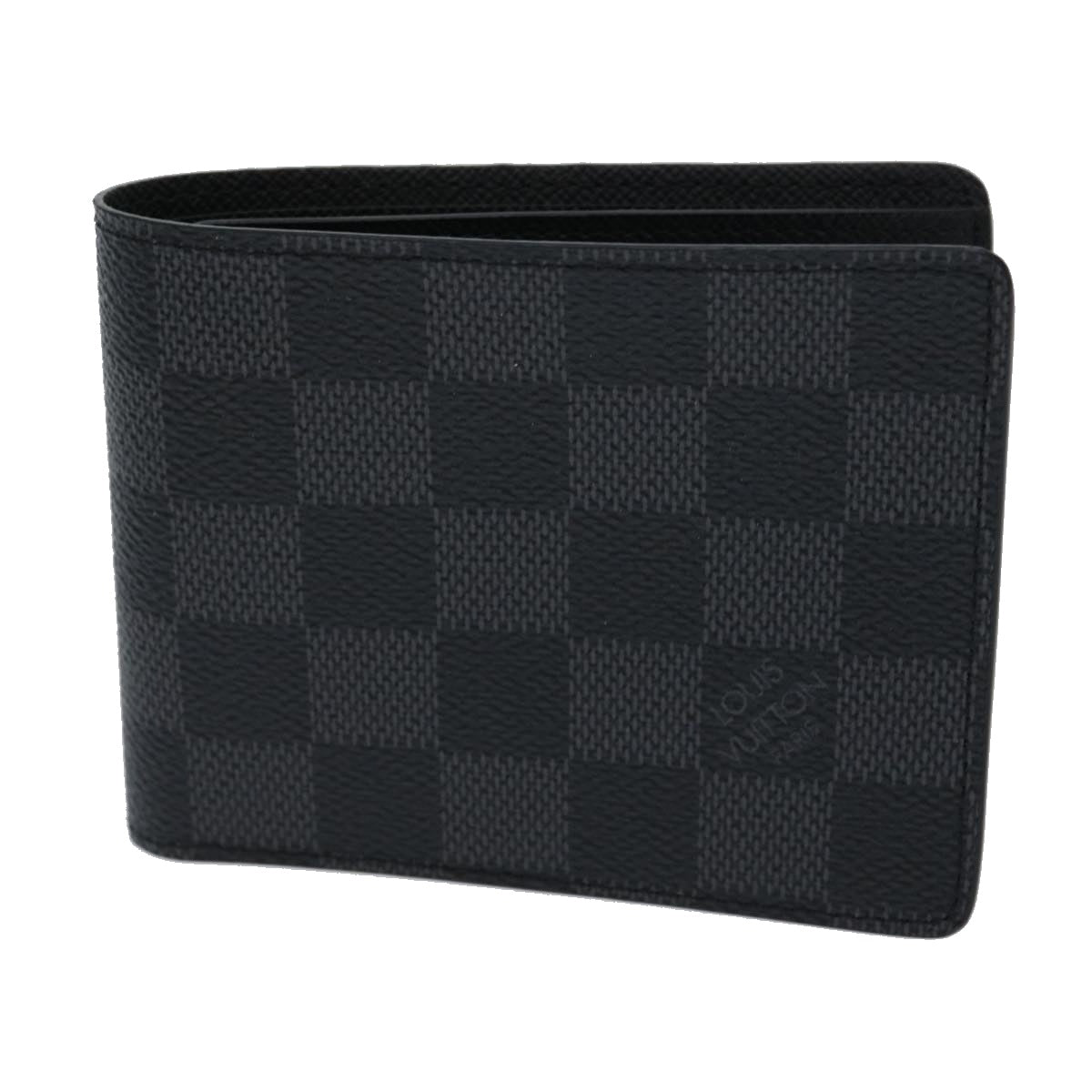 Louis Vuitton  Damier Graphite Portefeuille Slender Wallet N63261 LV Auth 31031A