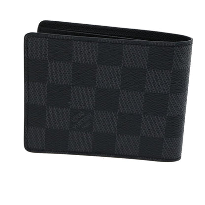 Louis Vuitton  Damier Graphite Portefeuille Slender Wallet N63261 LV Auth 31031A