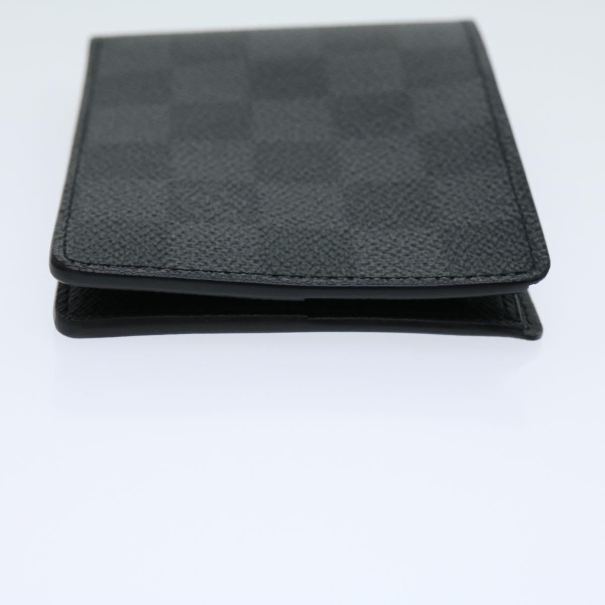 Louis Vuitton  Damier Graphite Portefeuille Slender Wallet N63261 LV Auth 31031A